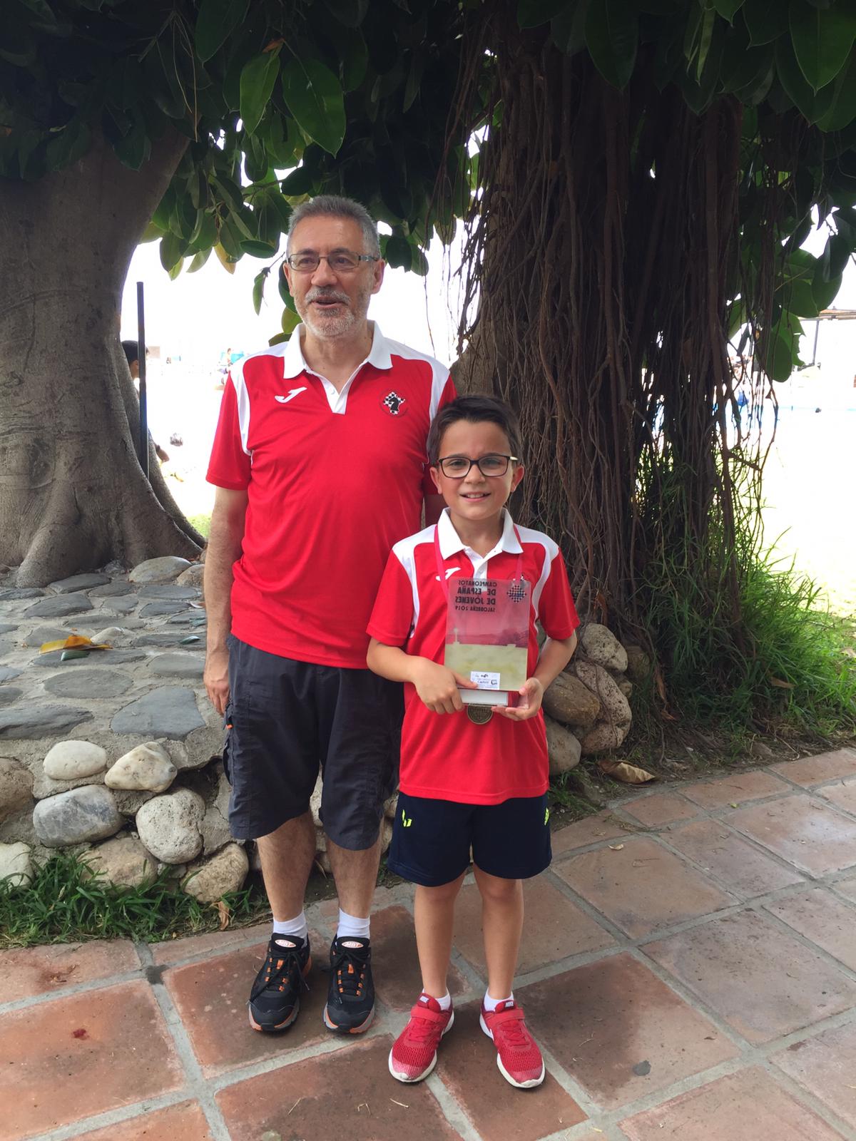 Campeon de España JAVIER HABANS Sub 12 2019 de Rápidas Salobreña